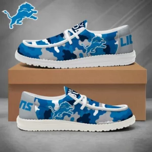 Limited Edition – Customized NFL Detroit Lions Loafer Shoes
