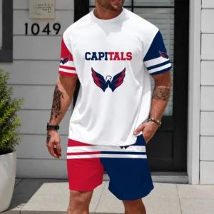 Limited Edition – Customized NHL Washington Capitals Unisex T-Shirt & Shorts Set