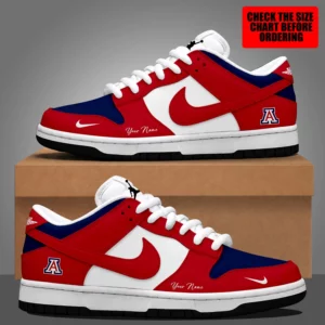 Limited Edition – Customized NCAA Arizona Wildcats Strappy Dunk Low Shoes