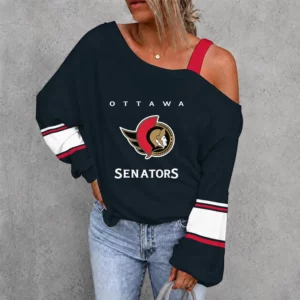 Limited Edition – Customized NHL Ottawa Senators Drop Shoulder Sweatshirt
