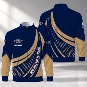 Limited Edition – Customized NBA New Orleans Pelicans Stand Collar Jacket