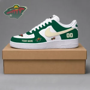 Limited Edition – Customized NHL Minnesota Wild Af1 Shoes