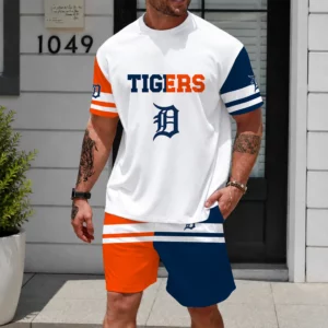 Limited Edition – Customized MLB Detroit Tigers Unisex T-Shirt & Shorts Set