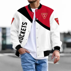 Limited Edition – Customized NBA Houston Rockets Baseball Jacket, Satin Varsity Jacket