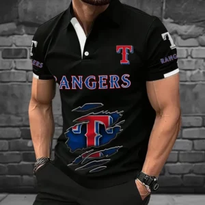 Limited Edition – Customized MLB Texas Rangers Polo Shirt