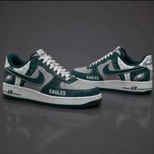 Limited Edition – Customized NFL Philadelphia Eagles X Spider Air force 1 Shoes