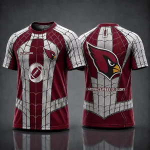 Limited Edition – Customized NFL Arizona Cardinals x Spider Unisex T-Shirt