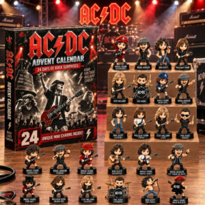 ACDC Band Rock Advent Calendar 24 ACDC Collectible Ornaments Music Lovers Gifts
