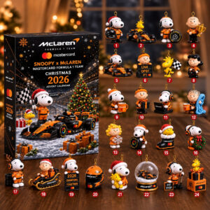 Snoopy x McLaren F1 2026 Advent Calendar Xmas Countdown Racing Fans Gift_