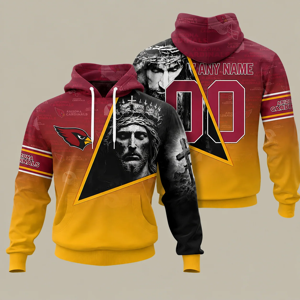 Limited Edition – Customized NFL Arizona Cardinals God’s Blessing T-Shirt, Hoodie & Zip Hoodie