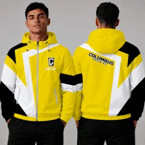 Limited Edition – Customized MLS Columbus Crew Windbreaker Jacket