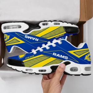 Limited Edition – Customized NFL Los Angeles Rams Air Max Plus Sneakers