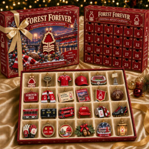 Nottingham Forest FC Merch Forest Forever Christmas Advent Calendar Forest Football Gift