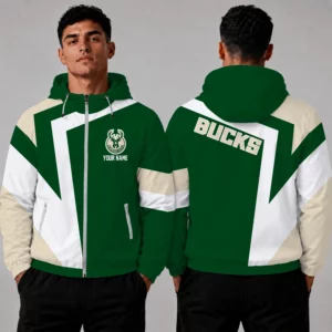 Limited Edition – Customized NBA Milwaukee Bucks Windbreaker Jacket