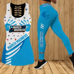 Limited Edition – Customized NCAA All Teams Strappy Hollow Tank Top & Leggings Set