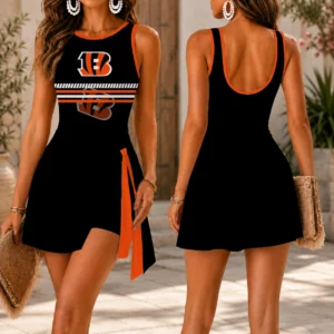 Limited Edition – Customized NFL Cincinnati Bengals Women’s Summer Skort Dress