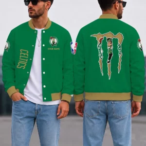 Limited Edition – Customized NBA Boston Celtics Baseball Jacket, Satin Varsity Jacket