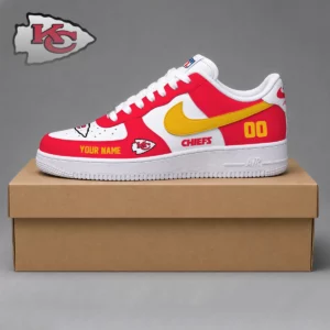 Limited Edition – Customized NFL Kansas City Chiefs Af1 Shoes