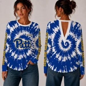 Limited Edition – Customized NCAA Pittsburgh Panthers Women’s Back V-Cut Long-Sleeve Shirt