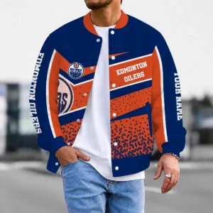 Limited Edition – Customized NHL Edmonton Oilers Satin Varsity Jacket & Baseball Jacket