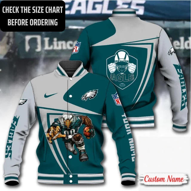 Limited Edition – Customized NFL Philadelphia Eagles Satin Varsity & Baseball Jacket