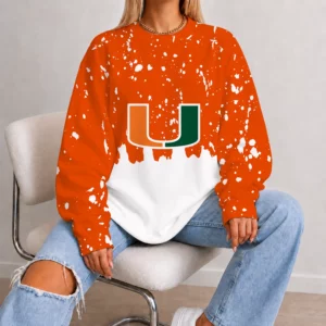 Limited Edition – Customized NCAA Miami Hurricanes Unisex Sweatshirt