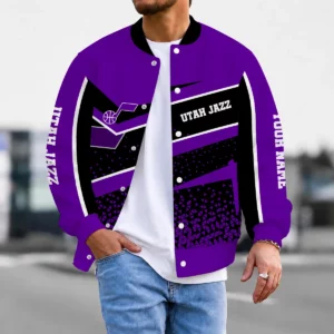 Limited Edition – Customized NBA Utah Jazz Baseball Jacket, Satin Varsity Jacket