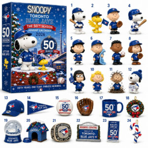 Snoopy x Toronto Blue Jays Christmas Advent Calendar 2026 Jays Christmas Merch