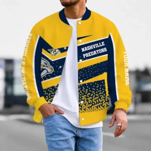Limited Edition – Customized NHL Nashville Predators Satin Varsity Jacket & Baseball Jacket