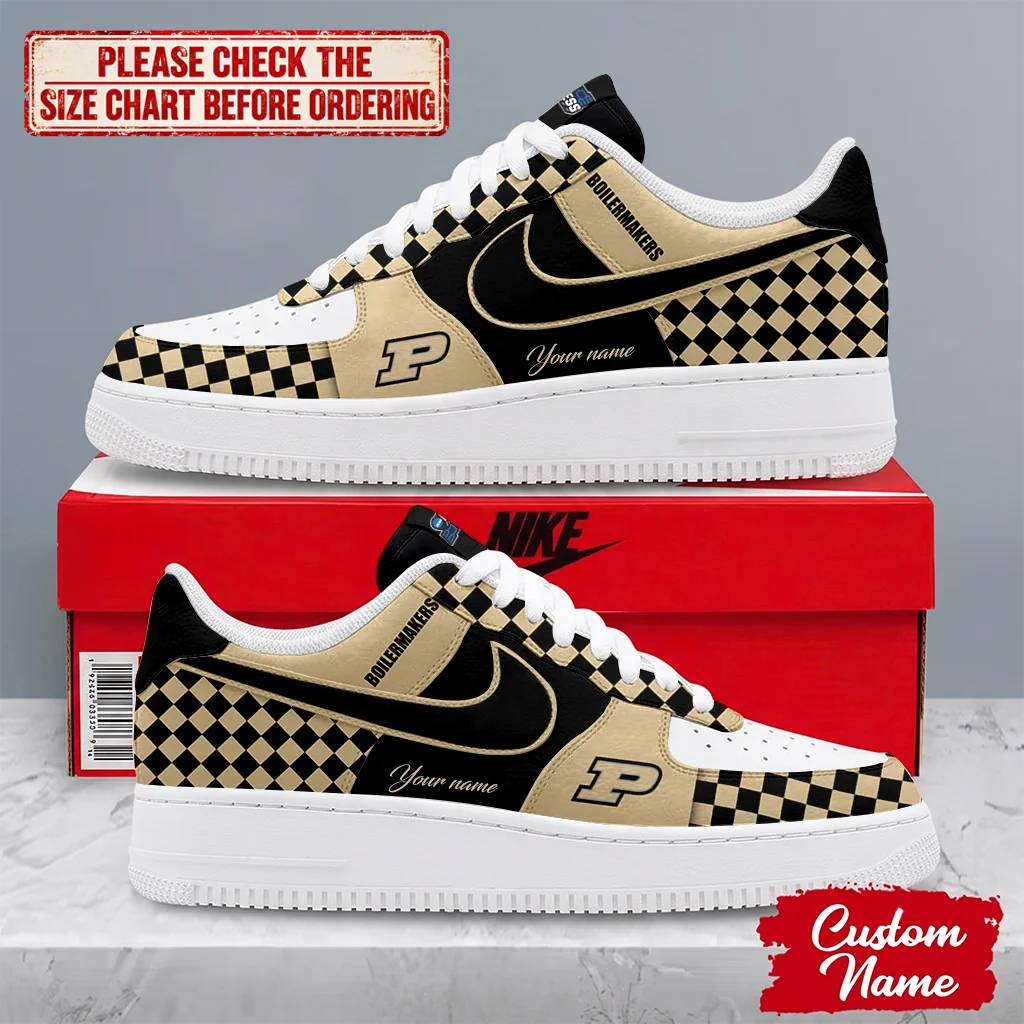 Limited Edition – Customized NCAA Purdue Boilermakers Af1 Shoes