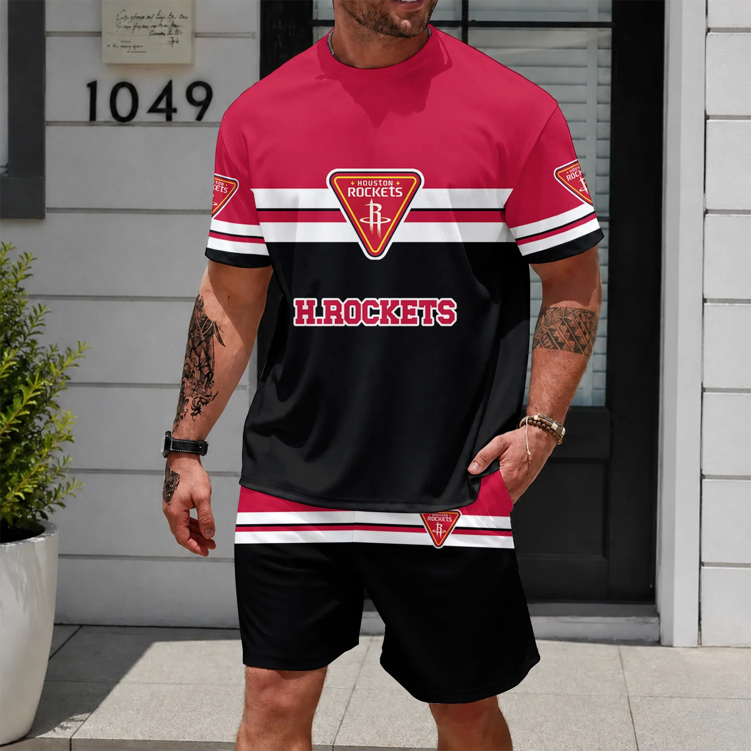 Limited Edition – Customized NBA Houston Rockets Unisex T-Shirt & Shorts Set