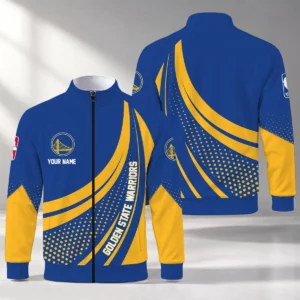 Limited Edition – Customized NBA Golden State Warriors Stand Collar Jacket