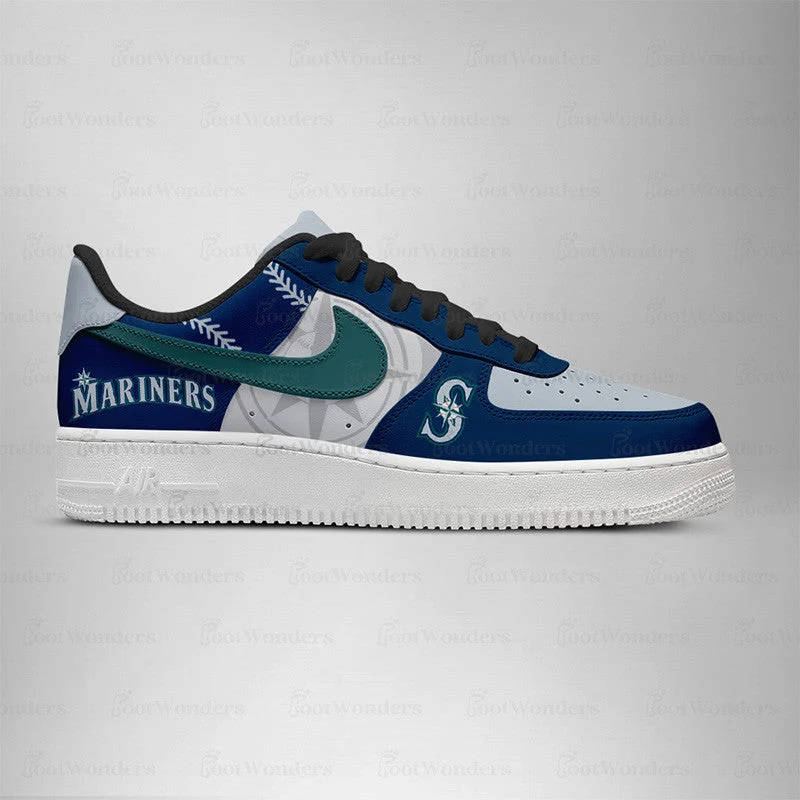 Limited Edition – Customized MLB Seattle Mariners Air force 1 Shoes - Image 2