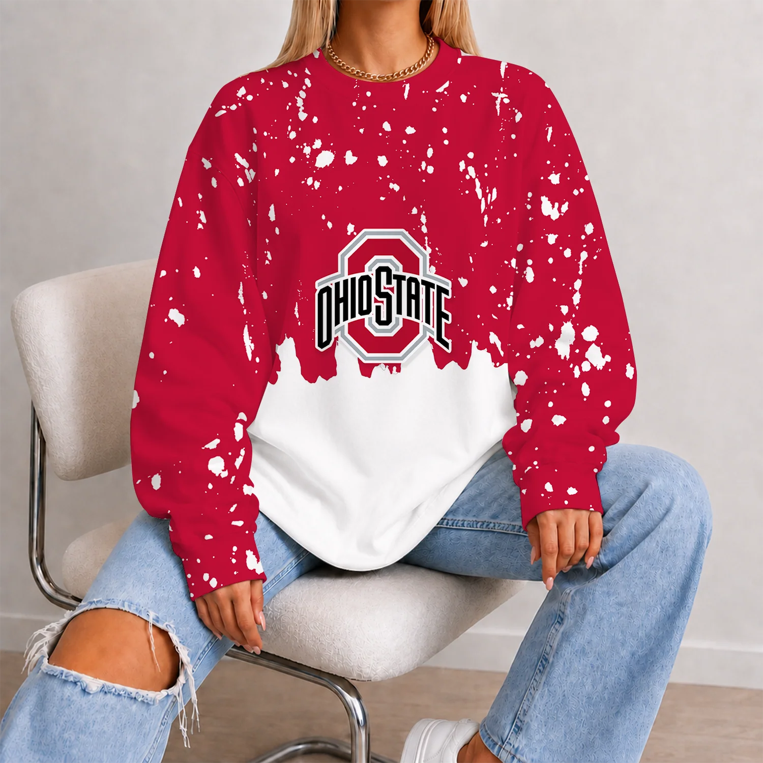 Limited Edition Customized NCAA Ohio State Buckeyes Unisex Sweatshirt