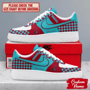 Limited Edition – Customized MLB Arizona Diamondbacks Af1 Shoes