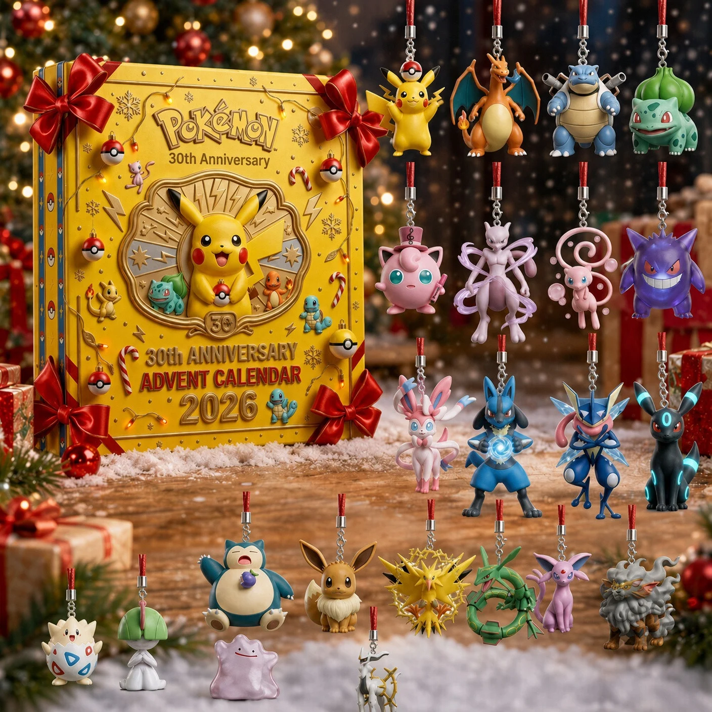 Pokemon 30th Anniversary Advent Calendar Pokemon Xmas Advent Calendar Son Gifts