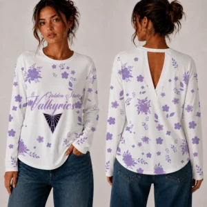 Limited Edition – Customized WNBA Golden State Valkyries Women’s Back V-Cut Long-Sleeve Shirt
