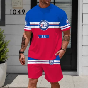 Limited Edition – Customized NBA Philadelphia 76Ers Unisex T-Shirt & Shorts Set