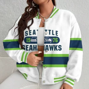 Limited Edition – Customized NFL Seattle Seahawks Satin Varsity & Baseball Jacket