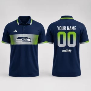 Limited Edition – Customized NFL Seattle Seahawks Polo Shirt