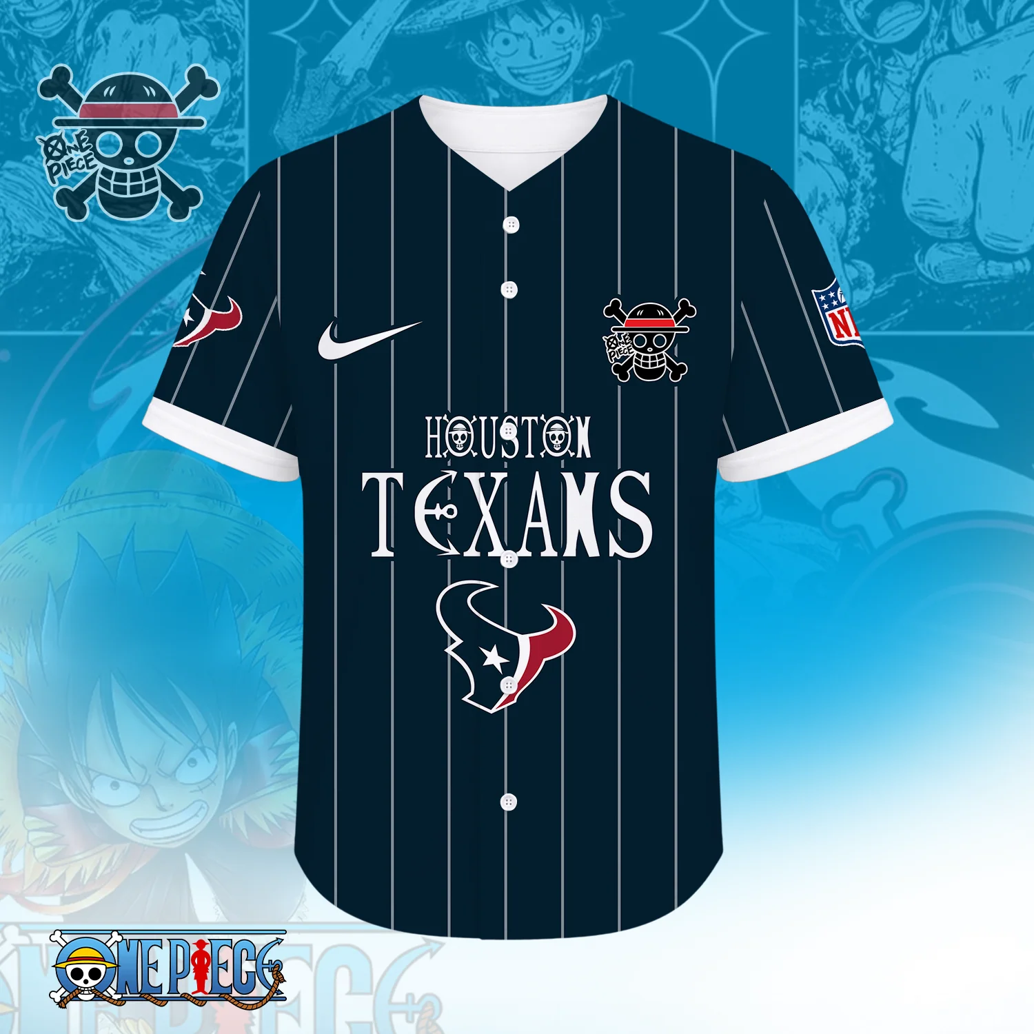 Limited Edition – Customized NFL Houston Texans Baseball Jersey