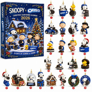 Snoopy x Oreo Christmas Advent Calendar 2026 Peanuts Oreo Collab Calendar Gifts