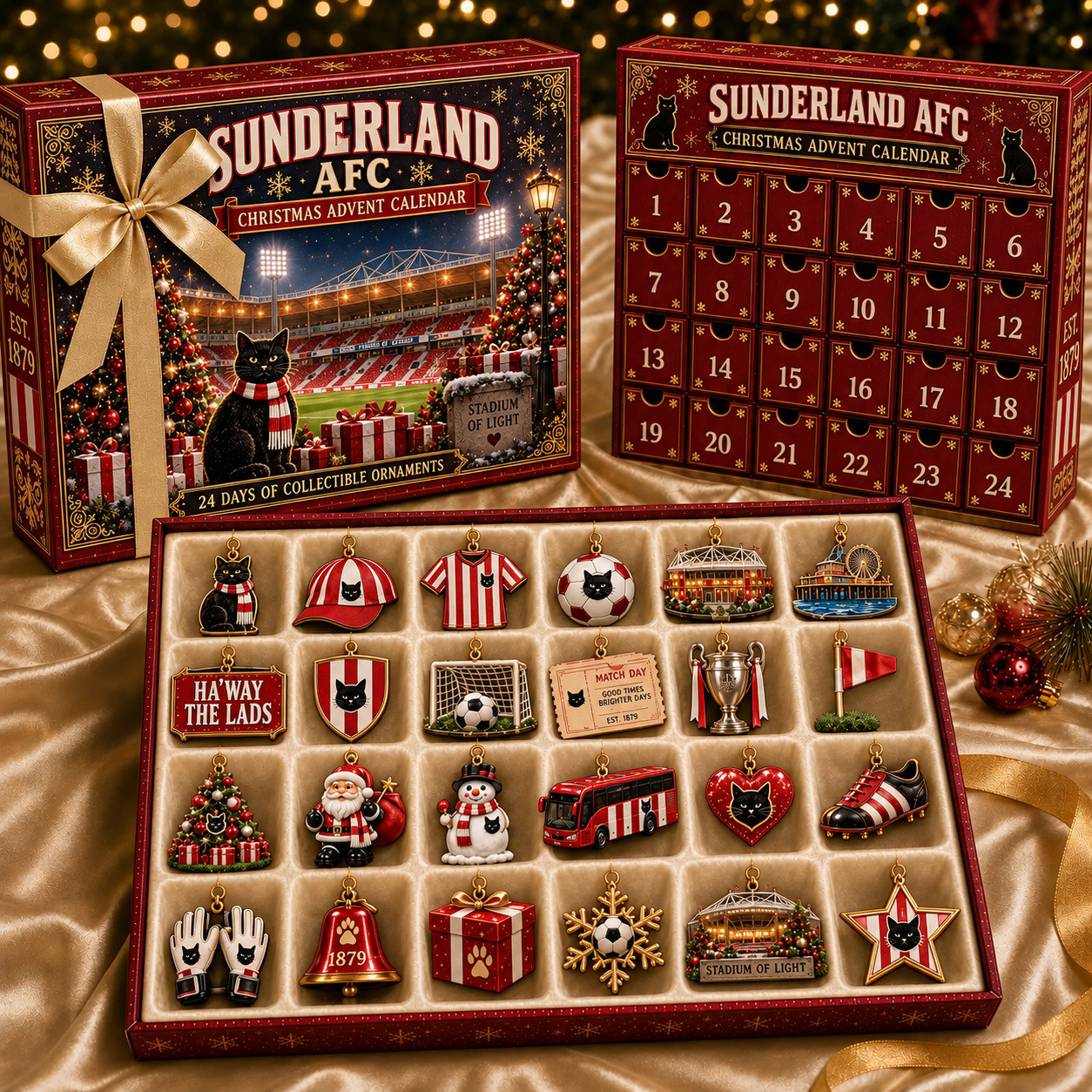 Sunderland AFC Merch Haway The Lads Christmas Advent Calendar Sunderland Christmas Gift