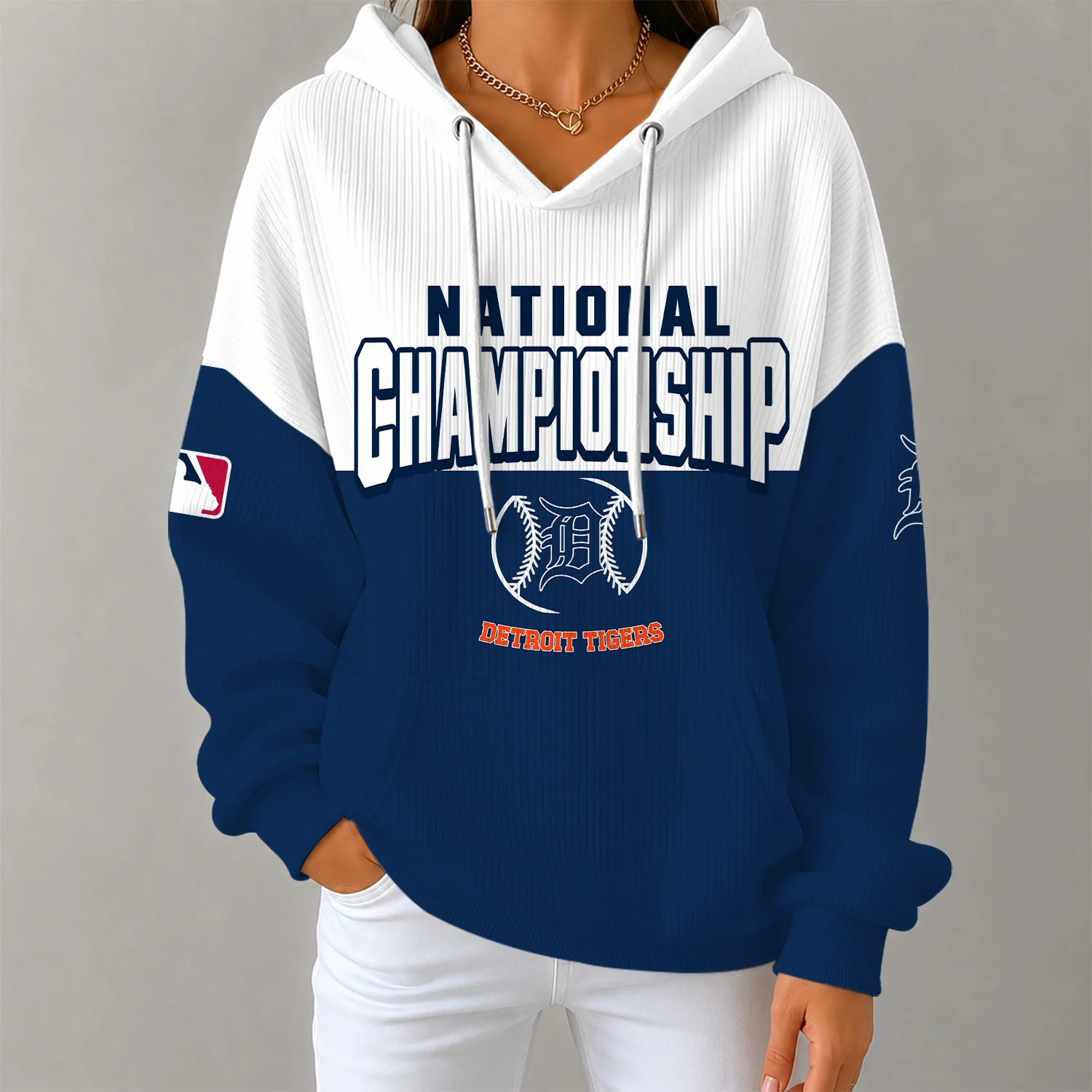Limited Edition – Customized MLB Detroit Tigers Ribbed Hoodie & Sweatshirt