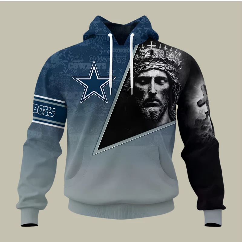 Limited Edition – Customized NFL Dallas Cowboys God’s Blessing T-Shirt, Hoodie & Zip Hoodie - Image 2