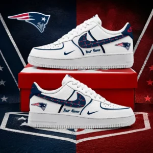 Limited Edition – Customized NFL New England Patriots Af1 Shoes