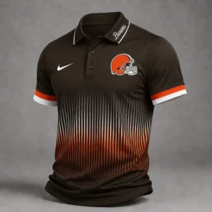Limited Edition – Customized NFL Cleveland Browns Polo Shirt