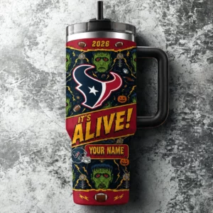 Limited Edition – Customized NFL Houston Texans Halloween 40Oz Tumbler