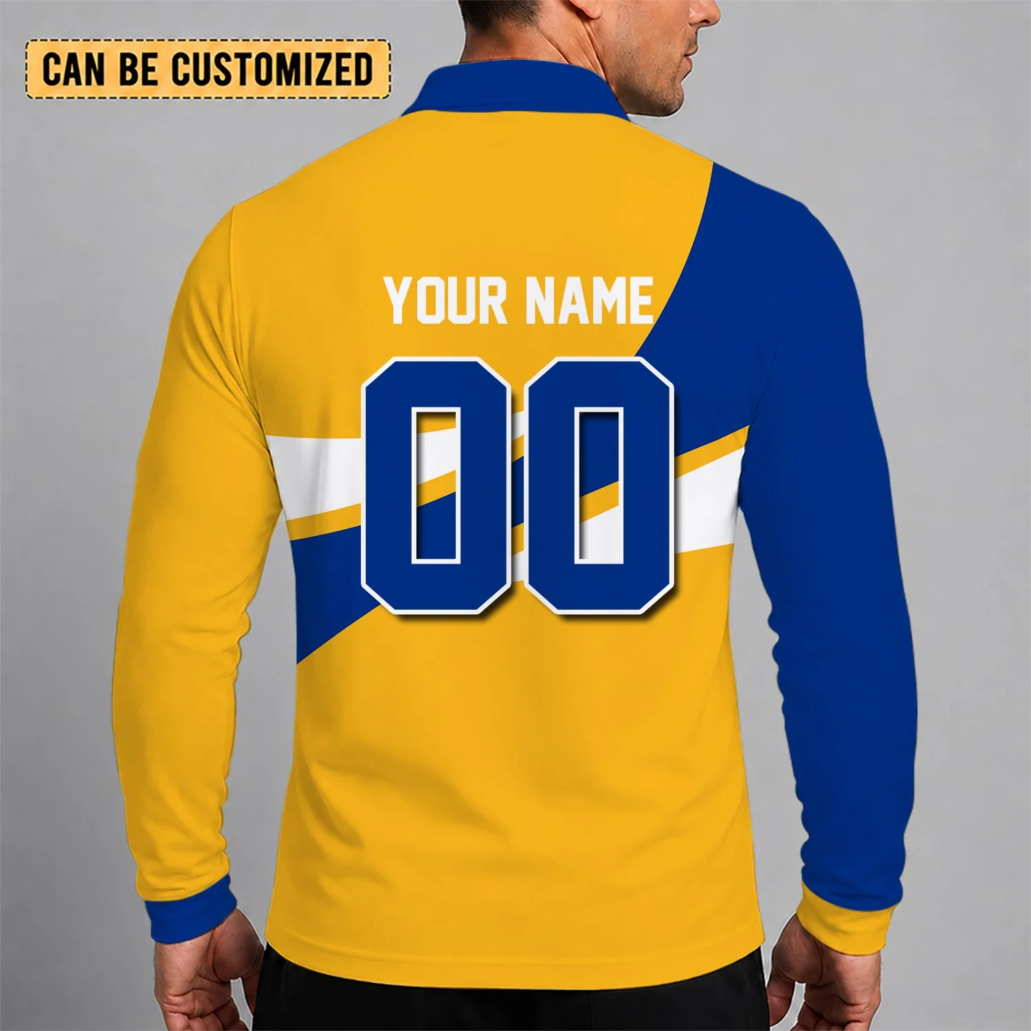 Limited Edition – Customized NHL Buffalo Sabres Men Long Sleeve Polo Shirt - Image 2
