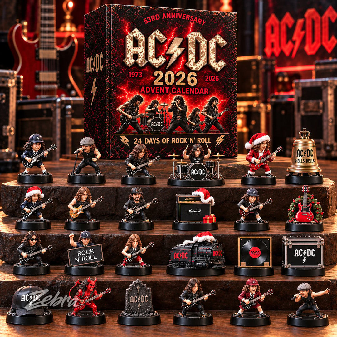ACDC 53rd Anniversary Advent Calendar 2026 ACDC Lover Xmas Advent Calendar Music Gift